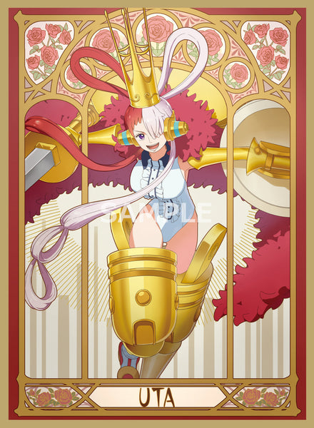 uta card sleeves One Piece Card Game Official Sleeves: Assortment 3 - Uta (70-Pack) - Bandai Card Sleeves