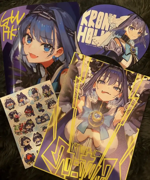 [Hololive] [Wada Arco] [Chroniholic] Ouro Kronii Comiket 102 Set [Art Book]