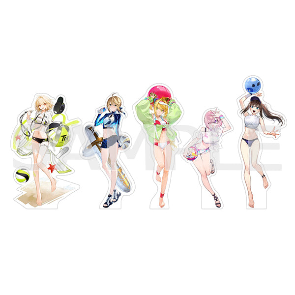 [Comiket 102] [Type-Moon] Heroines on the Beach Acrylic Stand Set