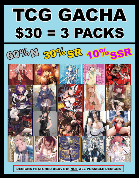 Trading Card Sleeve GACHA (3 Packs)