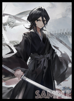 (PRE-ORDER) [Comiket] [Bleach] Rukia Kuchiki [Trading Card Sleeves]