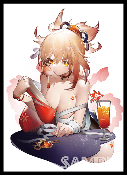 [Air Comiket] [Genshin Impact]  Yoimiya [Trading Card Sleeves]