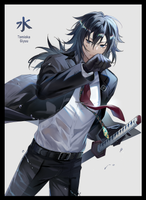[Air Comiket] [Demon Slayer Kimetsu no Yaiba] Giyuu Tomioka [Trading Card Sleeves]