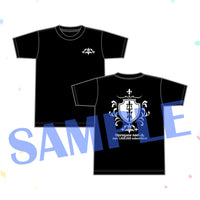 [Hololive] Shirogane Noel 1 Million Subscribers Commemorative T-shirt (Black) (JP Free)