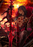 [Type-Moon Aniplex][Fate/Grand Order] Cuchulain Alter [Wall Scroll/Tapestry][B2]