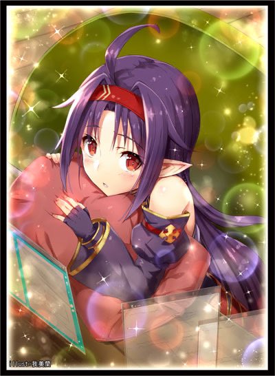 [Air Comiket] [Sword Art Online] Yuuki Konno [Trading Card Sleeves]