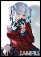 [Air Comiket] [Kakegurui] Kirari Momobami [Trading Card Sleeves]